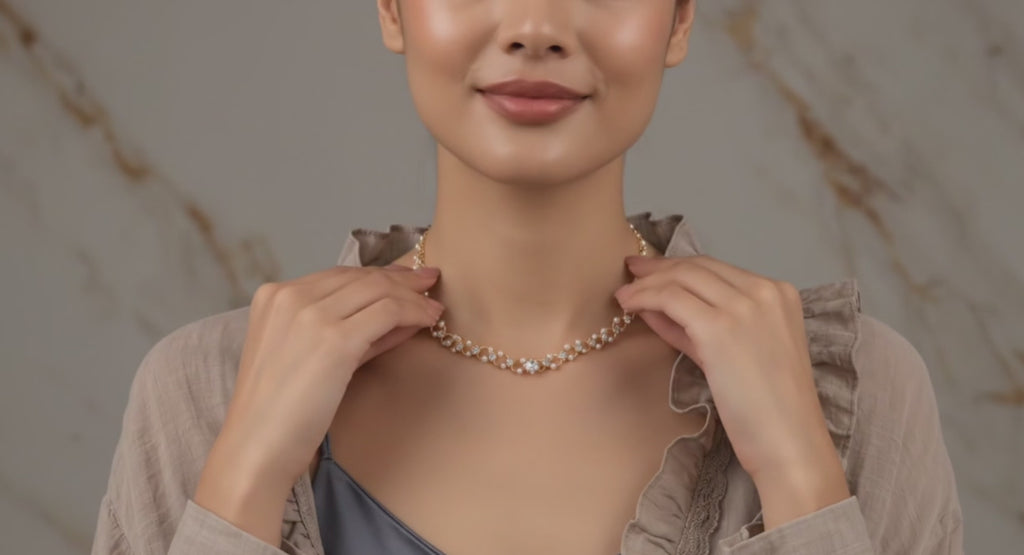NYXLI Vintage Pearl Luxe Choker